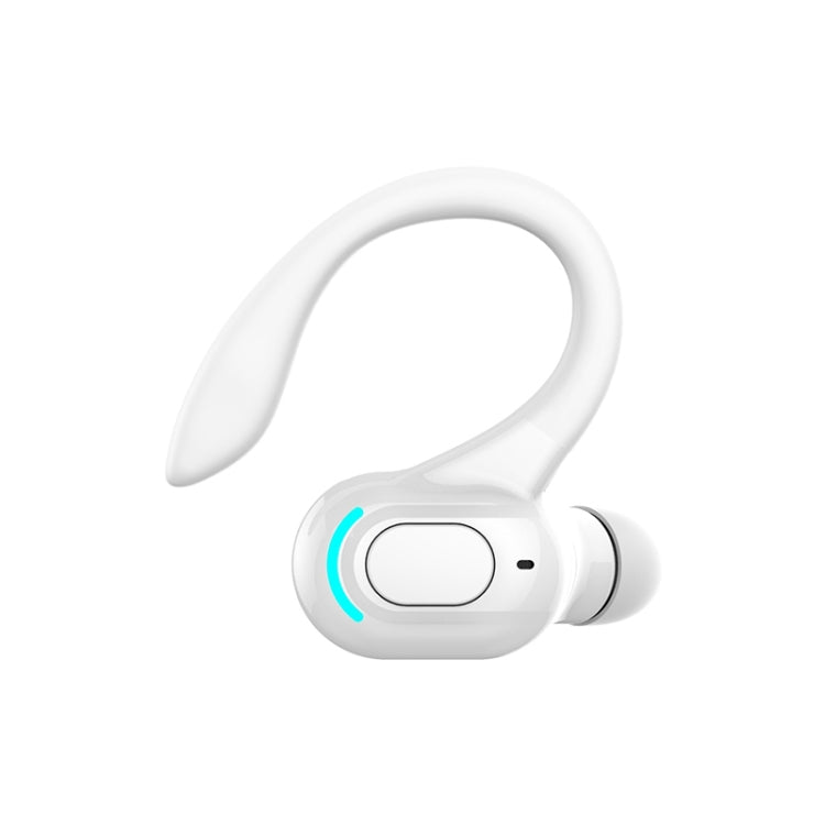 F8 Bluetooth 5.1 Ear-Mounted Stereo Wireless Sports Earphone(White) - Bluetooth Earphone by PMC TechLife | Online Shopping South Africa | PMC TechLife