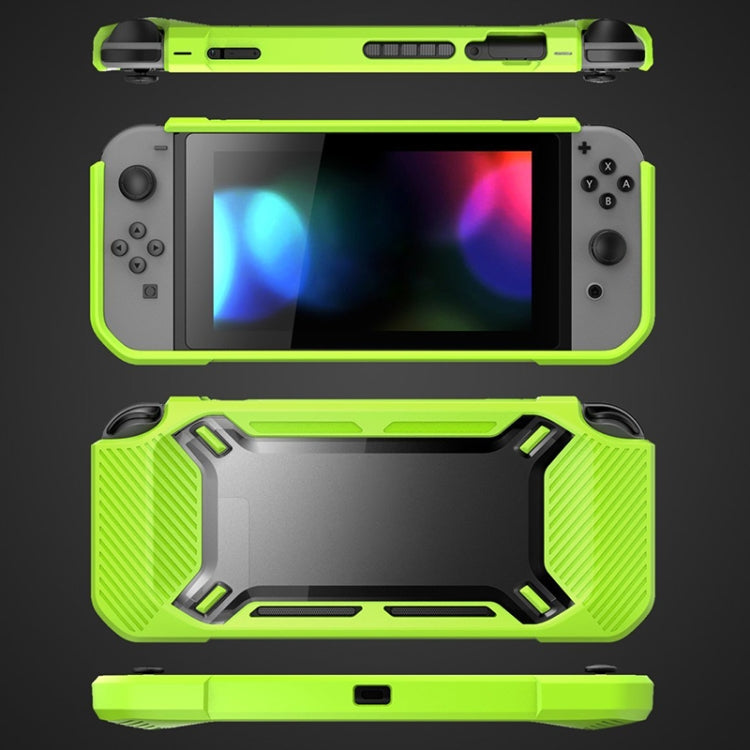 Scratch-Resistant Back Cover For Nintendo Switch(Green + Black) - Cases by PMC Jewellery | Online Shopping South Africa | PMC Jewellery