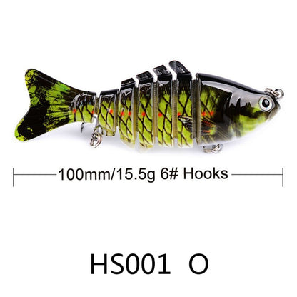 2 PCS PROBEROS HS001 10cm 15.5g Road Sub-Fish Bait Plastic Hard Bait(O) - Fishing Lures by PMC Jewellery | Online Shopping South Africa | PMC Jewellery