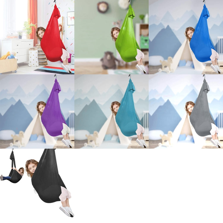 Kids Elastic Hammock Indoor Outdoor Swing, Size: 1.5x2.8m (Silver Gray) - Hammocks by PMC TechLife | Online Shopping South Africa | PMC TechLife | Buy Now Pay Later Mobicred