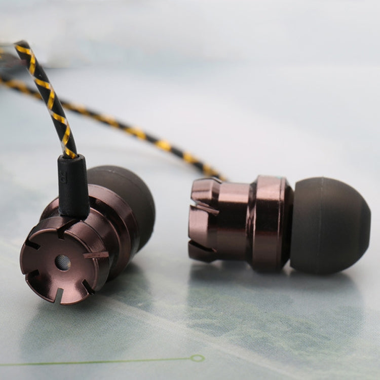2 PCS EN500 3.5mm Plug Snake Pattern In-Ear Phone Earphone(Black) - In Ear Wired Earphone by PMC TechLife | Online Shopping South Africa | PMC TechLife