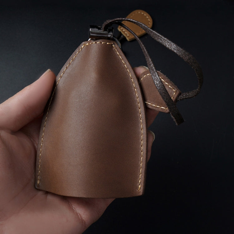 18Y-009 Vintage Handmade Leather Car Pull-Out Key Case(Plant Tanned Leather) - Car Key Cases by PMC TechLife | Online Shopping South Africa | PMC TechLife