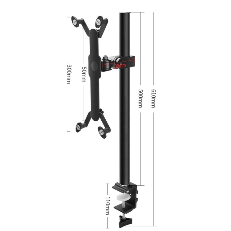 Height 50cm Metal Bedside Desktop Clip Lazy Tablet Phone Holder - Lazy Bracket by PMC TechLife | Online Shopping South Africa | PMC TechLife