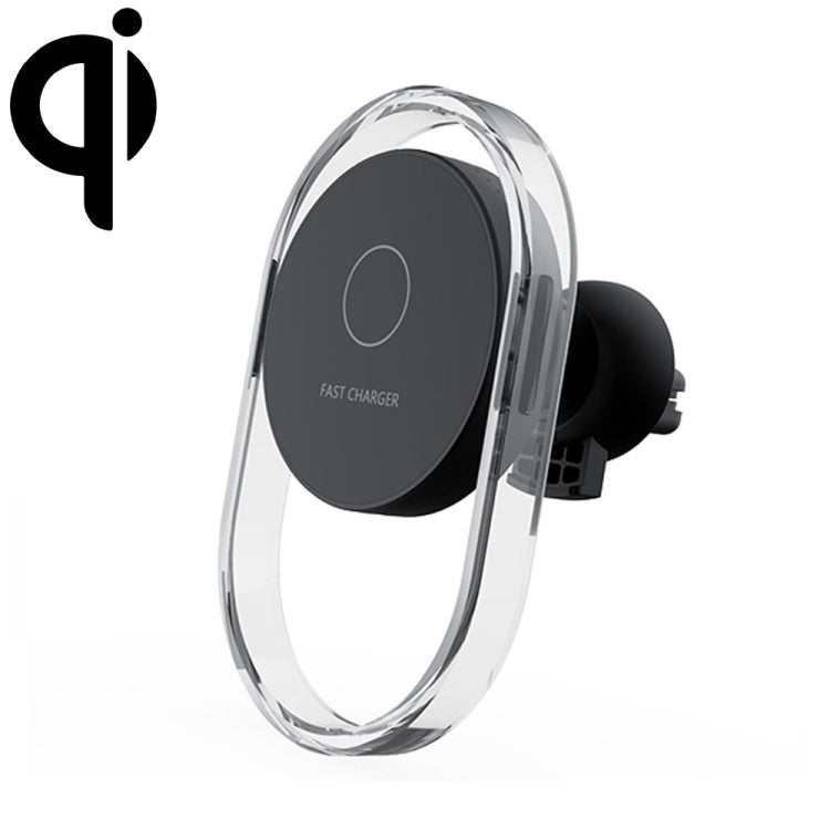 F9199 15W Magnetic Car Wireless Charger Phone Bracket(Black) - Wireless Charger Holders by PMC TechLife | Online Shopping South Africa | PMC TechLife