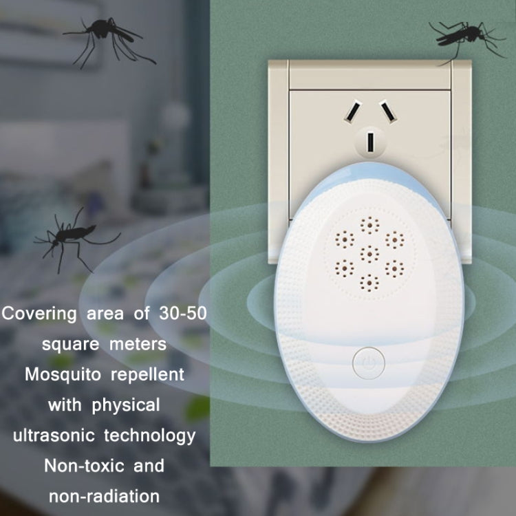 Ultrasonic Mosquito Rat Repellent Night Light, Specification: US Plug(Pearl White) - Repellents by PMC Jewellery | Online Shopping South Africa | PMC Jewellery