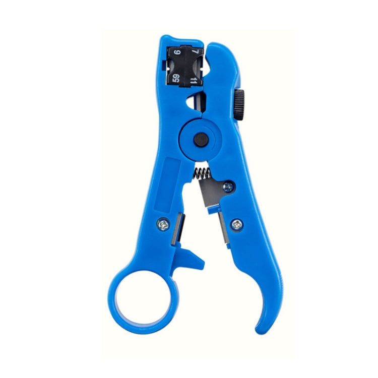 Electrician Multifunctional Coaxial Cable Stripper(Blue PE Bag) - Lan Cable and Tools by PMC Jewellery | Online Shopping South Africa | PMC Jewellery