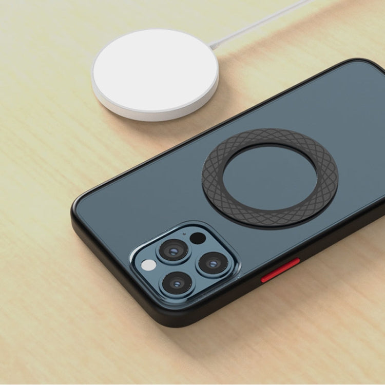 2 PCS T12 Stripe Pattern Magnetic Suction Wireless Charger Magnetic Sheet(White) - Hand-Sticking Bracket by PMC TechLife | Online Shopping South Africa | PMC TechLife