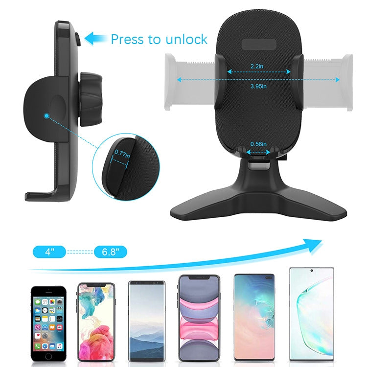 Portable Triangle Mobile Phone Bracket Live Broadcast Bracket(Black) - Desktop Holder by PMC TechLife | Online Shopping South Africa | PMC TechLife