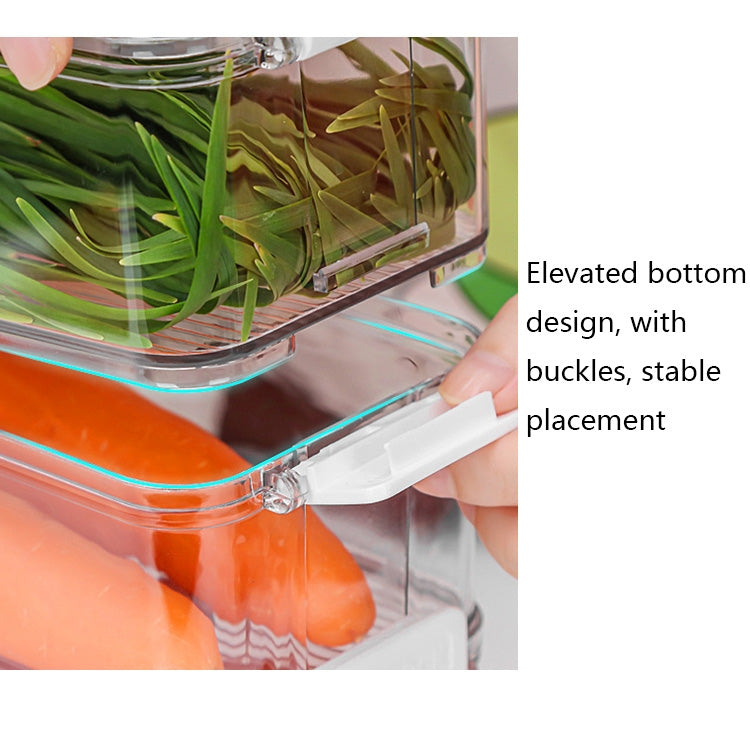Fruit and Vegetable Refrigerator Crisper with Lid, Specification: TY-9077 - Preservation Supplies by PMC TechLife | Online Shopping South Africa | PMC TechLife