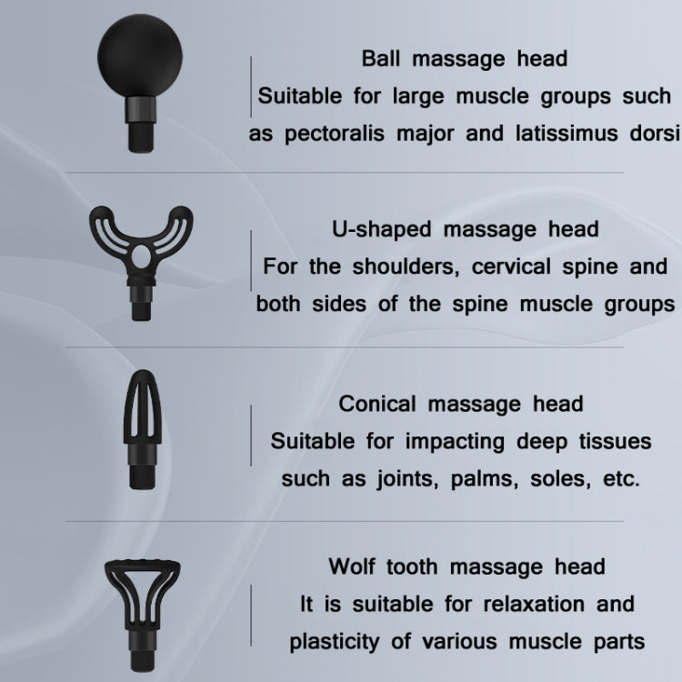 PS818 Variable Speed Vibrating Mini Muscle Fascia Relax Massager, Specification: 12 Gear (Green) - Massage gun & Accessories by PMC TechLife | Online Shopping South Africa | PMC TechLife | Buy Now Pay Later Mobicred