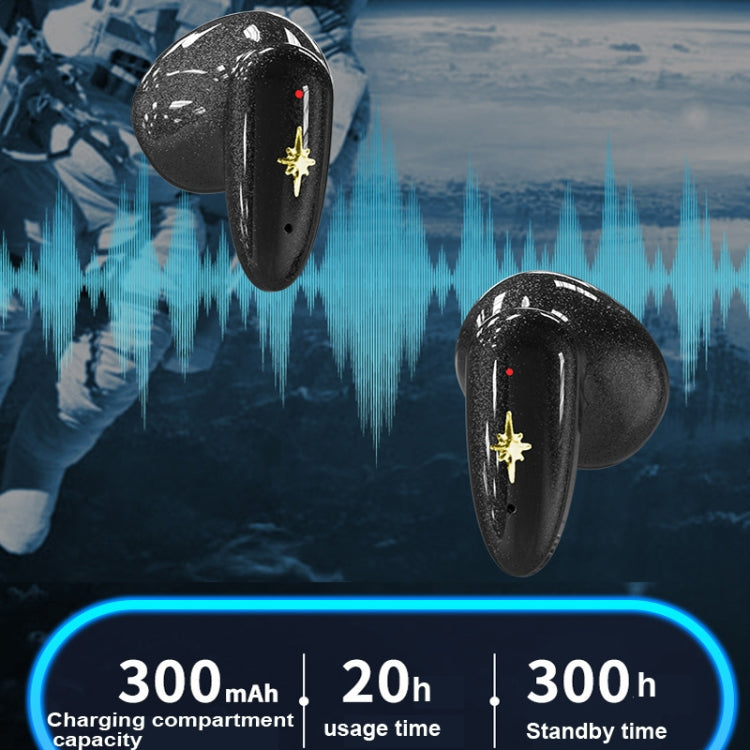 TWS Wireless Bluetooth Headset In-ear Space Capsule Gaming Headset(Transparent White) - TWS Earphone by PMC TechLife | Online Shopping South Africa | PMC TechLife