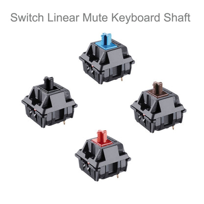 10PCS Cherry Shaft MX Switch Linear Mute Keyboard Shaft, Color: Mute Red Shaft - Other by PMC Jewellery | Online Shopping South Africa | PMC Jewellery