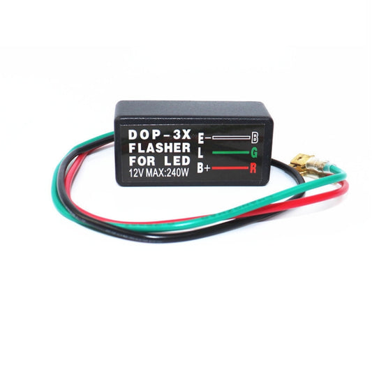 2 PCS DOP-3X LED Turn Signal Effectively Eliminates Flash Warning Function Flash Relay(12V) - Relays by PMC Jewellery | Online Shopping South Africa | PMC Jewellery