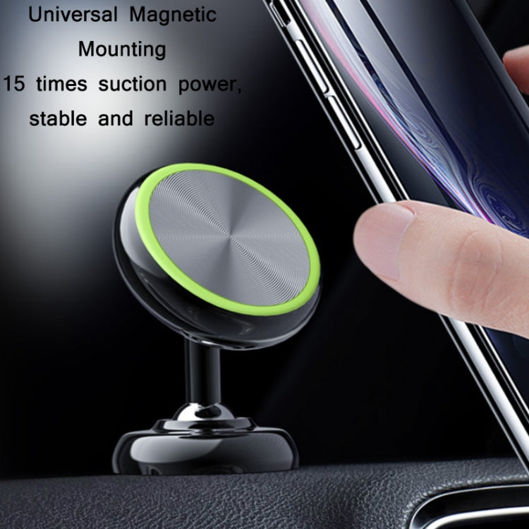 Car Aluminum Alloy Magnetic Mobile Phone Holder, Colour: Red (Luminous) - Car Holders by PMC TechLife | Online Shopping South Africa | PMC TechLife
