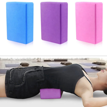 EVA Anti-slip Anti-compression Yoga Fitness Brick(Gemstone Blue) - Yoga Blocks by PMC Jewellery | Online Shopping South Africa | PMC Jewellery