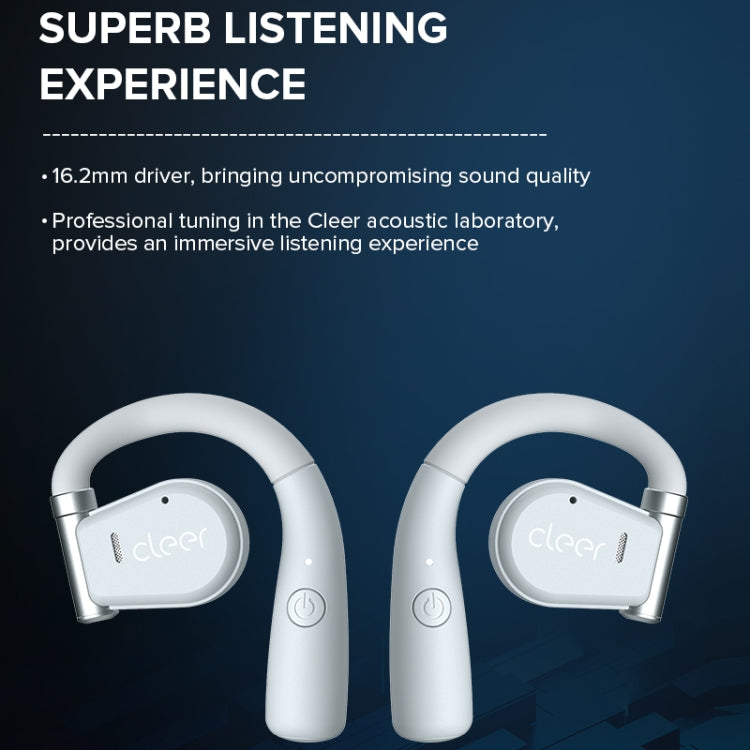 Cleer Call Noise Cancelling Music Gaming Swivel Over-Ear Wireless Bluetooth Earphones(White) - Bluetooth Earphone by Clear | Online Shopping South Africa | PMC Jewellery