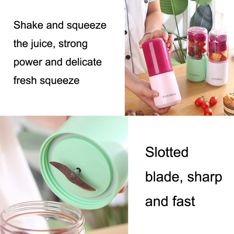 YAXINDA Mini Juicer Portable Home Dormitory USB Fruit And Vegetable Machine(Light Green) - Electric juicers by PMC Jewellery | Online Shopping South Africa | PMC Jewellery