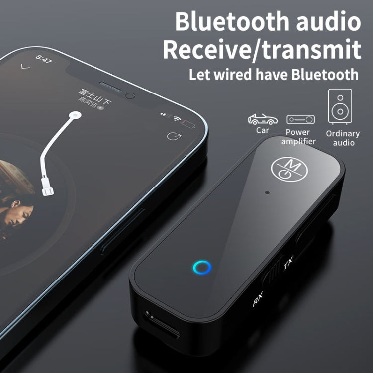 2 In 1 Bluetooth Receiving Transmitter AUX Car Adapter TV Computer Audio Transmitter - Audio Receiver Transmitter by PMC TechLife | Online Shopping South Africa | PMC TechLife
