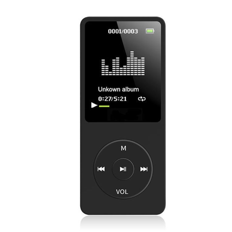 Card Ultra-thin Lossless MP4 Player With Screen(Black) - MP4 Player by PMC Jewellery | Online Shopping South Africa | PMC Jewellery