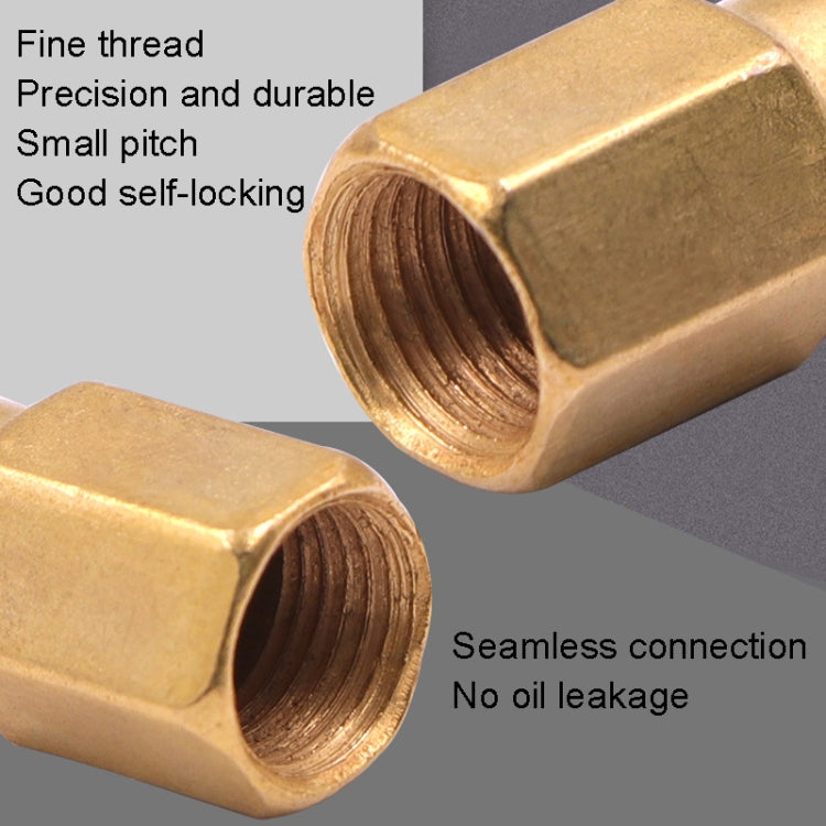 50 PCS Butter Machine Head Copper Universal Steel Tip Pneumatic Oil Nozzle Head - Other Tools by PMC TechLife | Online Shopping South Africa | PMC TechLife