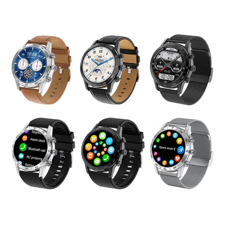LOANIY DT70 Analog Digital Dual Display Smart Call Watch(Silver Steel) - free shipping - PMC TechLife - Order now!