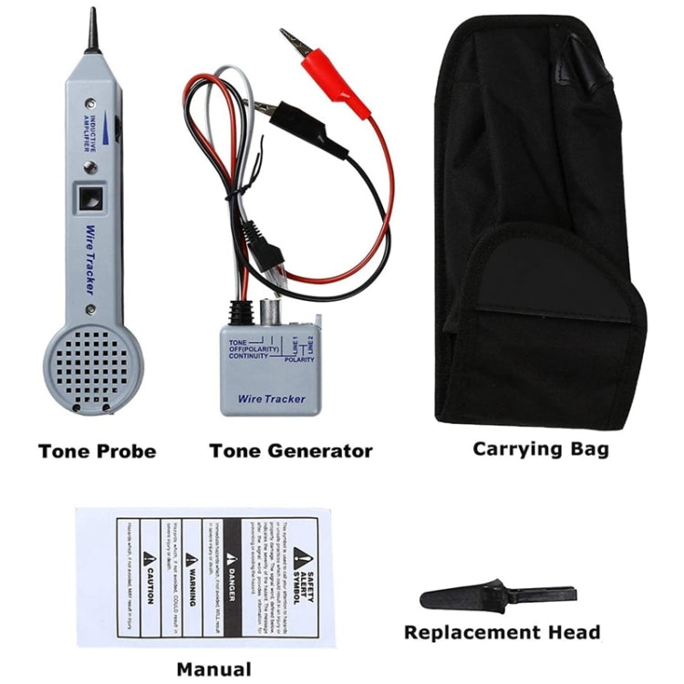 200EP High Accuracy Cable Toner Detector Finder Tester - Lan Cable and Tools by PMC TechLife | Online Shopping South Africa | PMC TechLife