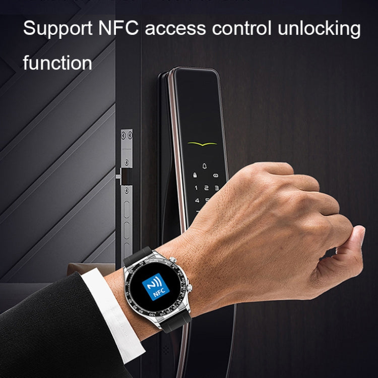 LOANIY E18 Pro Smart Bluetooth Calling Watch with NFC Function, Color: Gold Steel - free shipping - PMC TechLife - Order now!