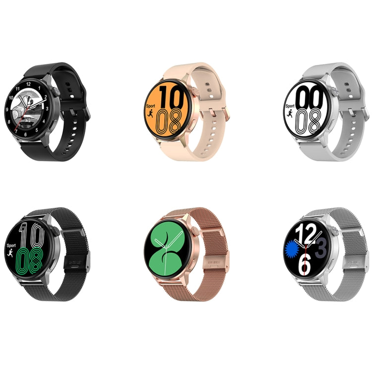 Wearkey DT4+ 1.36 Inch HD Screen Smart Call watch with NFC Function, Color: Silver Silicone - free shipping - PMC TechLife - Order now!