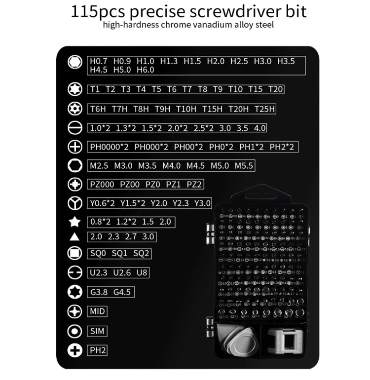 117 In 1 Screwdriver Set Watch Game Console Disassembly Tool - Screwdriver Set by PMC Jewellery | Online Shopping South Africa | PMC Jewellery