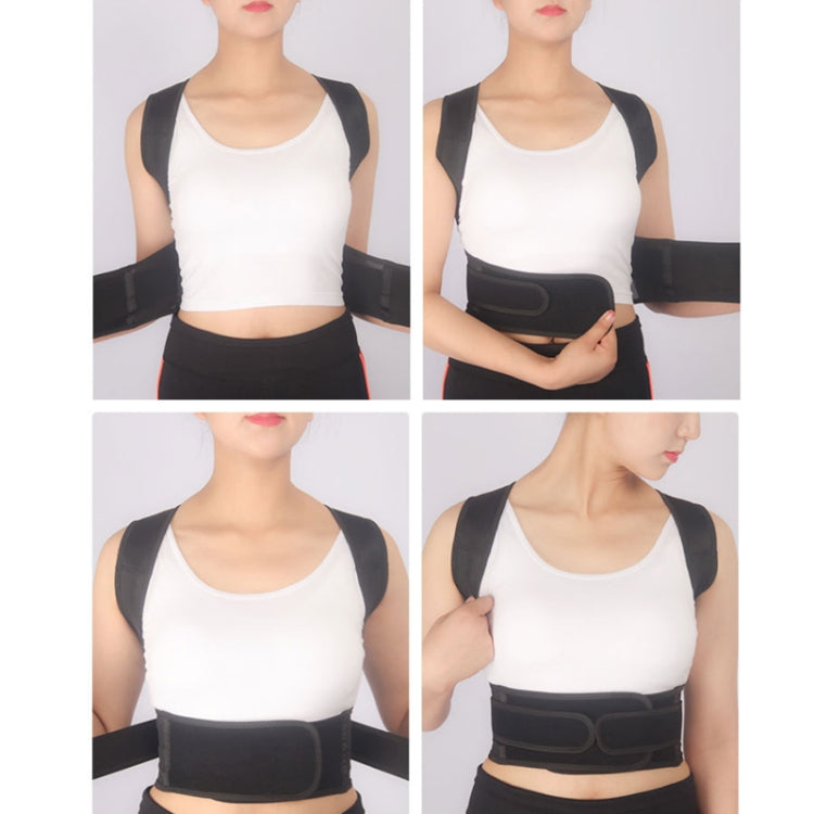 Breathable Anti-hunchback Posture Correction Belt, Specification: M(Black) - Corrector by PMC Jewellery | Online Shopping South Africa | PMC Jewellery