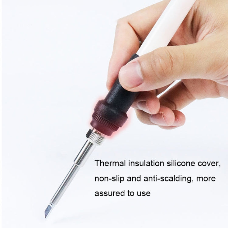 QUECOO 1.3-inch Screen Constant Temperature Soldering Iron, Set: EU Plug (955+M8) - free shipping - PMC TechLife - Order now!