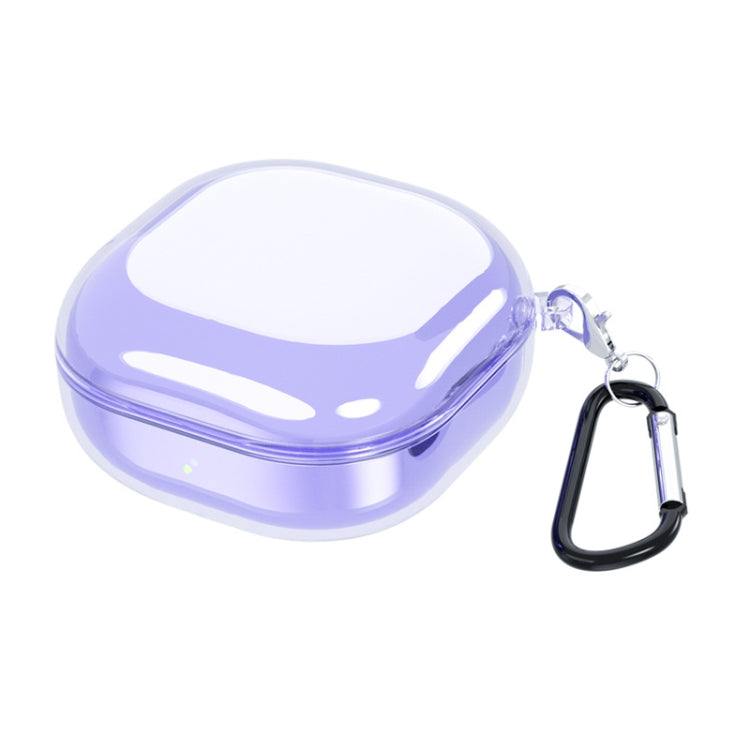 High Transparent TPU Earphone Case For Samsung Galaxy Buds Pro/Live(Purple) - Samsung Earphone Case by PMC TechLife | Online Shopping South Africa | PMC TechLife