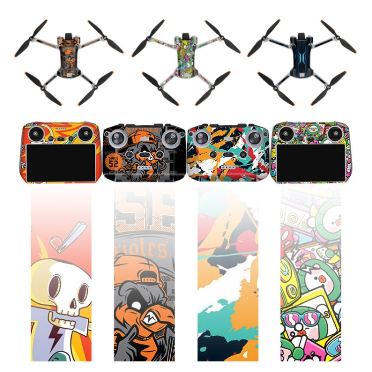 Sunnylife Drone+Remote Control Protective Sticker For DJI Mini 3 Pro RC Version( Skateboard) - Stickers by Sunnylife | Online Shopping South Africa | PMC TechLife | Buy Now Pay Later Mobicred