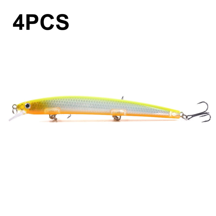 4 PCS HENGJIA MI130 13.5cm 15.5g Far Throwing Floating Water Laser Bait(2) - Fishing Lures by HENGJIA | Online Shopping South Africa | PMC Jewellery