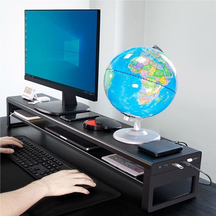Vaydeer Multifunctional Desktop Widening Monitor Rack, Spec: Single-layer Type (No USB) - free shipping - PMC TechLife - Order now!