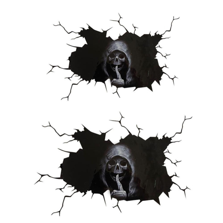 5PCS Halloween Horror Skull Car Window Sticker, Size:, Color: 30x20cm - Decorative Sticker by PMC Jewellery | Online Shopping South Africa | PMC Jewellery