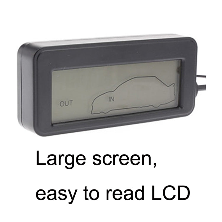 Car Inside and Outside Backlit Mini Digital Thermometer(Green) - free shipping - PMC TechLife - Order now!