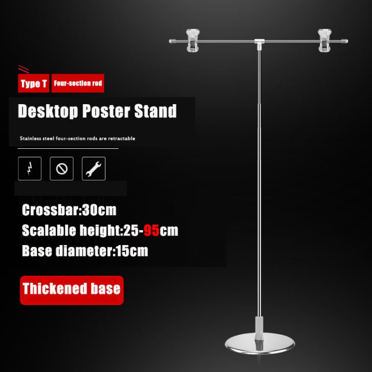 Photography Backdrop Stand Camera Photo Background Props,Style: T-type 4-section  95cm -  by PMC TechLife | Online Shopping South Africa | PMC TechLife