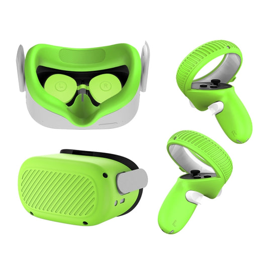 VR Glasses Lens Shell Handle Protective Case For Oculus Quest 2(Green) - VR Accessories by PMC Jewellery | Online Shopping South Africa | PMC Jewellery