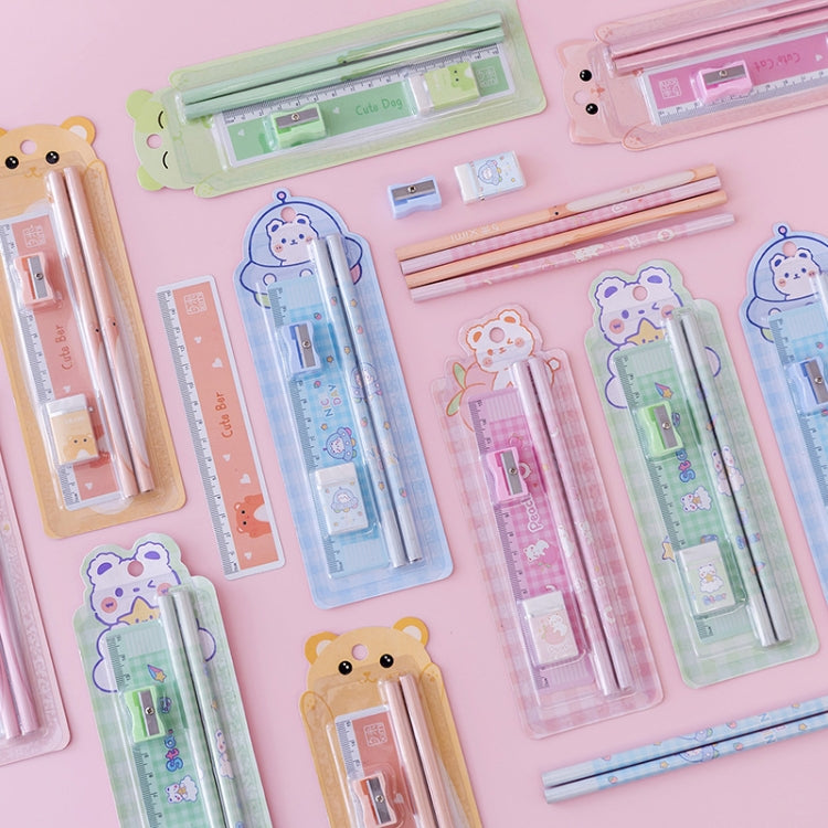10 Sets Primary School Students Pencil Stationery School Supplies Set(Random Color) - free shipping - PMC TechLife - Order now!