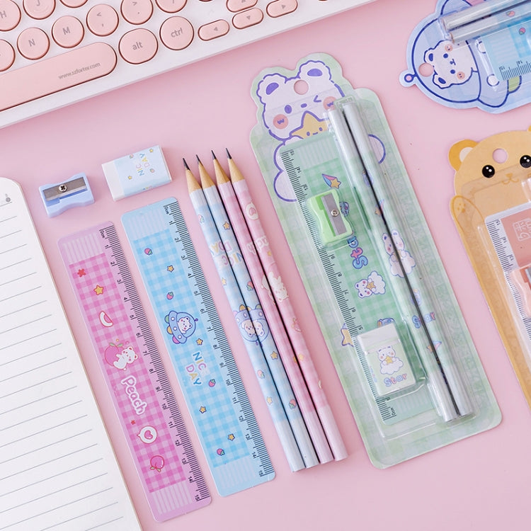 10 Sets Primary School Students Pencil Stationery School Supplies Set(Random Color) - free shipping - PMC TechLife - Order now!