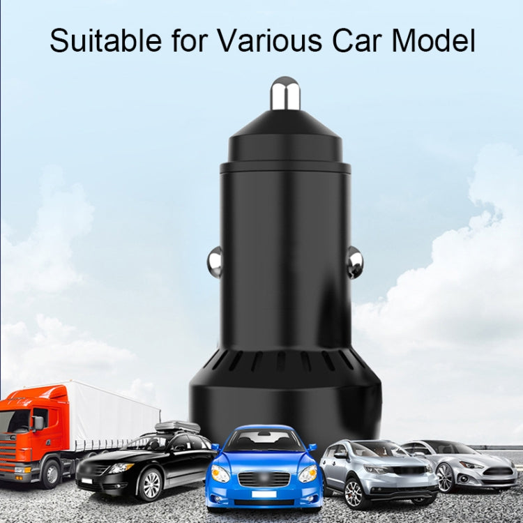 IBD352 Aluminum Alloy Dual Interface Car Charger, Spec: QC3.0 30W+PD 3.0 30W - Car Charger by PMC TechLife | Online Shopping South Africa | PMC TechLife