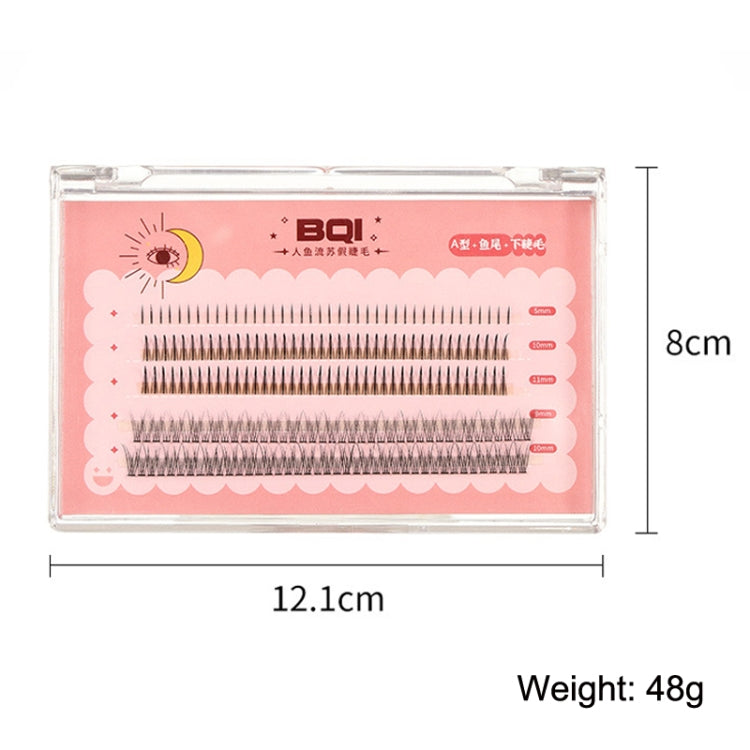 BQI B7229 Lightweight Natural Curling Three-dimensional Slim False Eyelashes, Style: Type A+Fishtail (200PCS) - Eyes by BQI | Online Shopping South Africa | PMC Jewellery