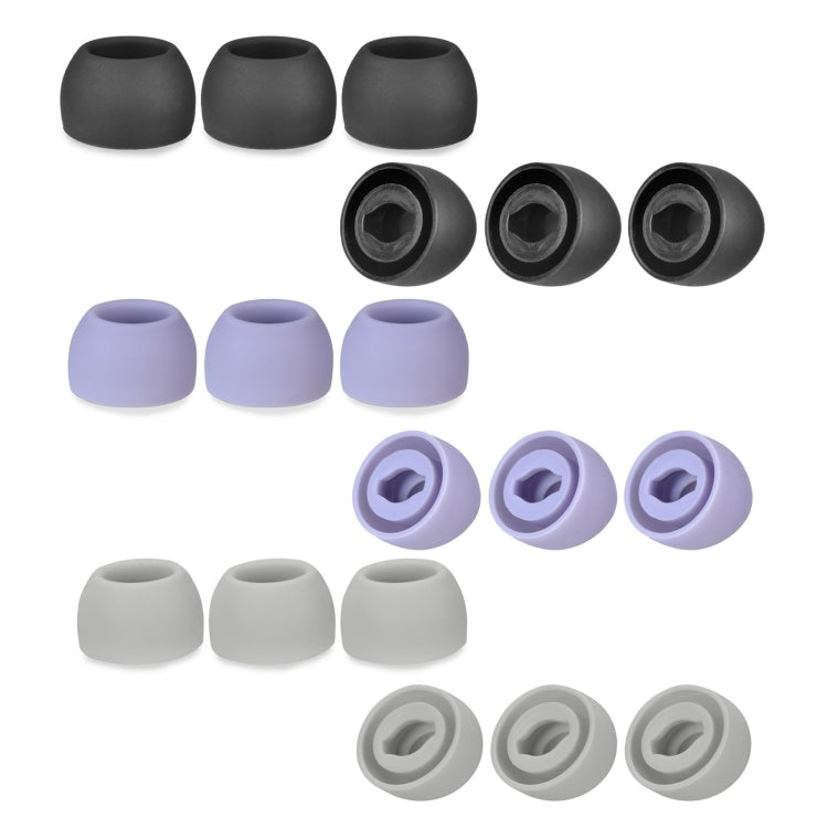 6 PCS Silicone Earplugs For TWS Samsung Galaxy Buds Pro(Small Black) - Anti-dust & Ear Caps by PMC Jewellery | Online Shopping South Africa | PMC Jewellery