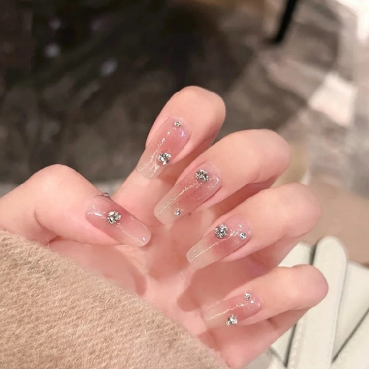 2 Sets Nail Art 6 Grid Pointed Bottom Diamond Nail Jewelry, Specification: 08 Lake Blue - Nail Stickers by PMC TechLife | Online Shopping South Africa | PMC TechLife | Buy Now Pay Later Mobicred