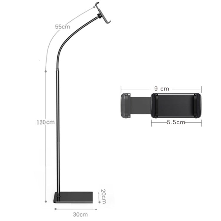 175cm Floor Model Mobile Phone Live Broadcast Bedside Lifting Bracket - Lazy Bracket by PMC TechLife | Online Shopping South Africa | PMC TechLife