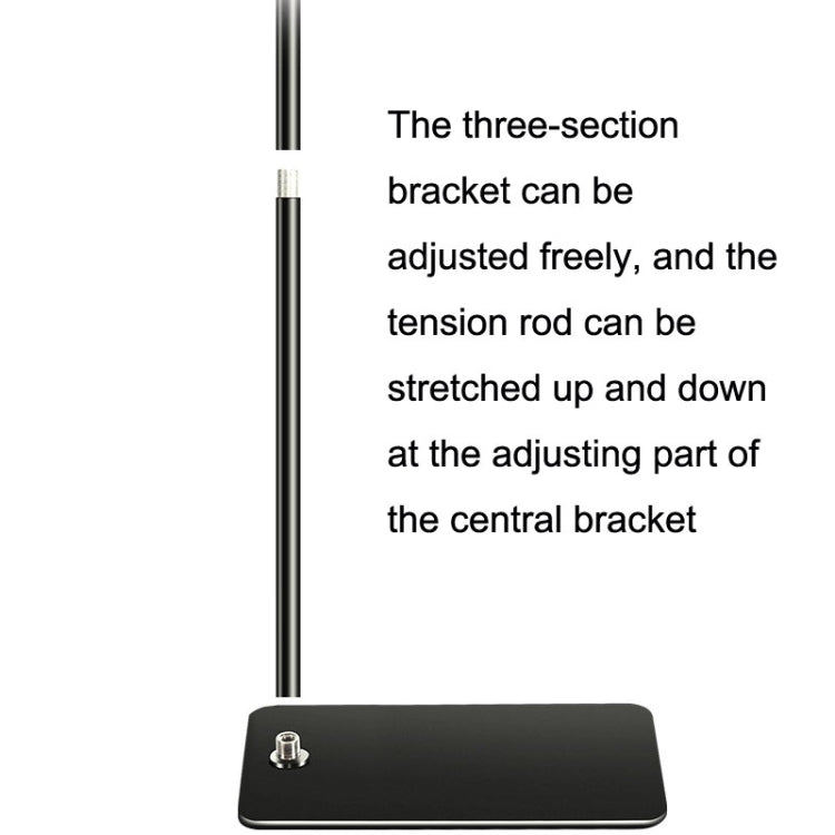 155cm Live Broadcast Bedside Cantilever Floor Bracket Phone Tablet Clip (White) - Lazy Bracket by PMC TechLife | Online Shopping South Africa | PMC TechLife