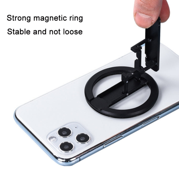 MagSafe Aluminum Alloy Magnetic Phone Holder(Red) - Desktop Holder by PMC TechLife | Online Shopping South Africa | PMC TechLife