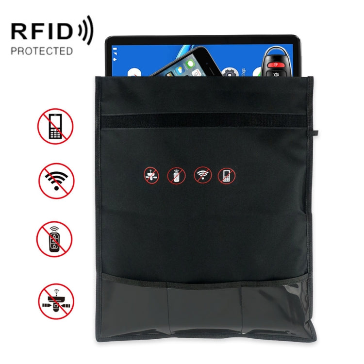 Car Key Signal Shielding Bag Tablet Mobile Phone Privacy Protective Cover Large(Black) - free shipping - PMC TechLife - Order now!
