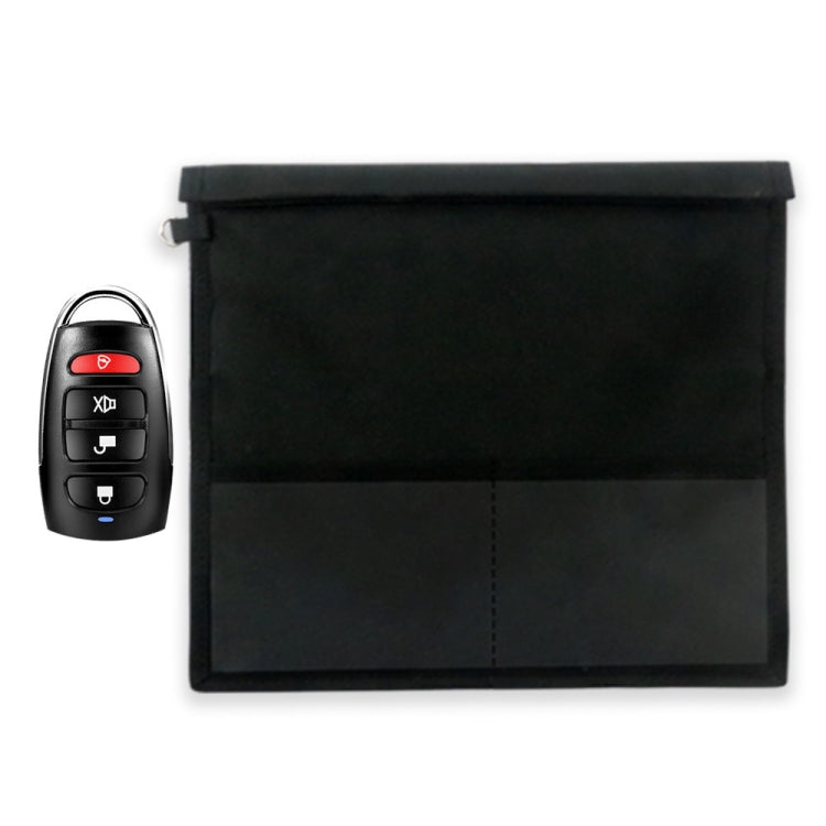 Car Key Signal Shielding Bag Tablet Mobile Phone Privacy Protective Cover Large(Black) - free shipping - PMC TechLife - Order now!